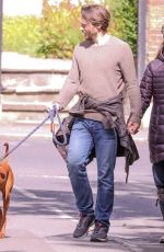 NATALIE DORMER and David Oakes Out with Their Dog in London 05/14/2020