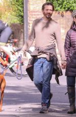 NATALIE DORMER and David Oakes Out with Their Dog in London 05/14/2020