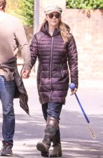 NATALIE DORMER and David Oakes Out with Their Dog in London 05/14/2020