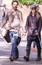NATALIE DORMER and David Oakes Out with Their Dog in London 05/14/2020