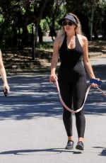 NATASHA ALAM and ANNA WALL Out with Their Dog Out in Los Angeles 05/27/2020