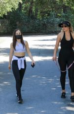NATASHA ALAM and ANNA WALL Out with Their Dog Out in Los Angeles 05/27/2020