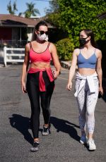 NATASHA ALAM and ANNA WALT Out Hiking in Bel Air 05/14/2020
