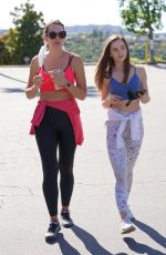 NATASHA ALAM and ANNA WALT Out Hiking in Bel Air 05/14/2020