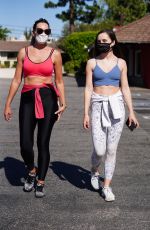 NATASHA ALAM and ANNA WALT Out Hiking in Bel Air 05/14/2020