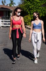 NATASHA ALAM and ANNA WALT Out Hiking in Bel Air 05/14/2020