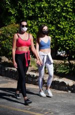 NATASHA ALAM and ANNA WALT Out Hiking in Bel Air 05/14/2020