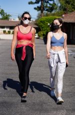 NATASHA ALAM and ANNA WALT Out Hiking in Bel Air 05/14/2020