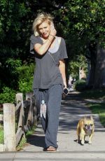 NICKY WHELAN Out with Her Dog in Sherman Oaks 05/13/2020