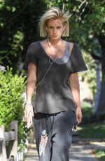 NICKY WHELAN Out with Her Dog in Sherman Oaks 05/13/2020