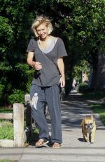 NICKY WHELAN Out with Her Dog in Sherman Oaks 05/13/2020