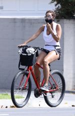 NICOLE MURPHY Out Riding a Bike in Santa Monica 05/26/2020