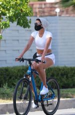 NICOLE MURPHY Out Riding Bike in Santa Monica 05/06/2020