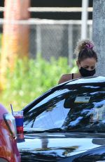 NICOLE RICHIE Wearing a Mack Out in Los Angeles 05/25/2020