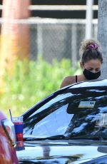 NICOLE RICHIE Wearing a Mack Out in Los Angeles 05/25/2020