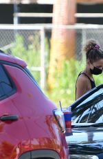 NICOLE RICHIE Wearing a Mack Out in Los Angeles 05/25/2020