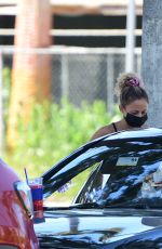 NICOLE RICHIE Wearing a Mack Out in Los Angeles 05/25/2020