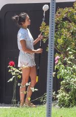 NINA DOBREV Outside Her House in West Hollywood 05/28/2020