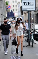 NINA MORIC Out Shopping in Milan 05/22/2020