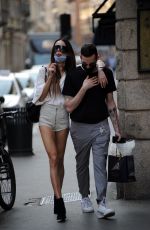 NINA MORIC Out Shopping in Milan 05/22/2020