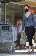 ODETTE ANNABLE Shopping at Wholes Foods in Los Angeles 05/11/2020