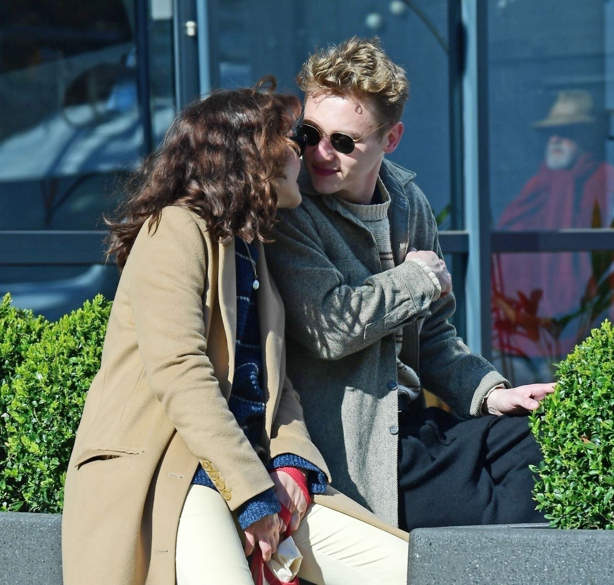 OLIVIA COOKE and Ben Hardy Out Kissing in Primrose Hills 03/23/2020.