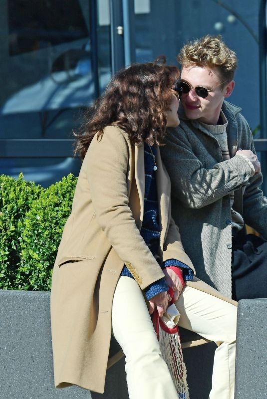 OLIVIA COOKE and Ben Hardy Out Kissing in Primrose Hills 03/23/2020