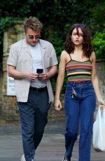 OLIVIA COOKE and Ben Hardy Out Shopping in Primrose Hills 04/10/2020