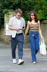 OLIVIA COOKE and Ben Hardy Out Shopping in Primrose Hills 04/10/2020