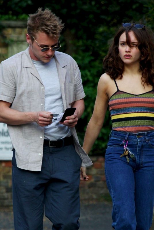 OLIVIA COOKE and Ben Hardy Out Shopping in Primrose Hills 04/10/2020