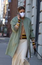 OLIVIA PALERMO Out with Her Dog in Brooklyn 05/05/2020