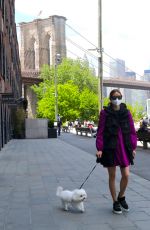 OLIVIA PALERMO Out with Her Dog in Brooklyn 05/24/2020