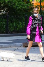 OLIVIA PALERMO Out with Her Dog in Brooklyn 05/24/2020