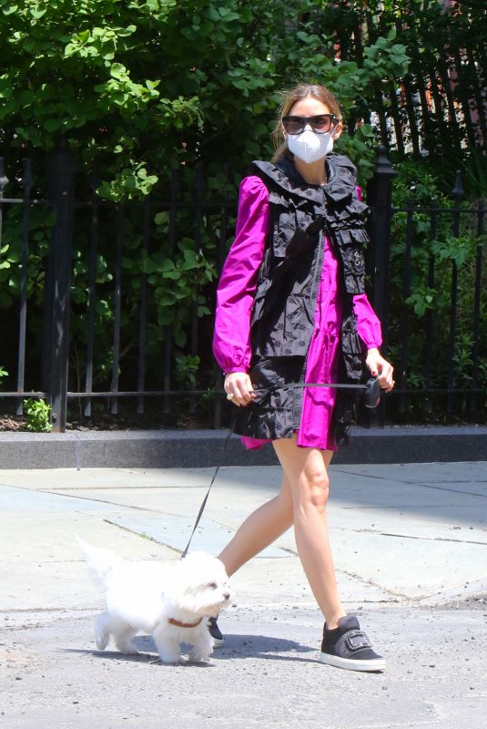 OLIVIA PALERMO Out with Her Dog in Brooklyn 05/24/2020