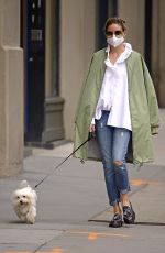 OLIVIA PALERMO Out with her Dog in New York 05/19/2020