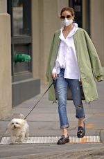 OLIVIA PALERMO Out with her Dog in New York 05/19/2020