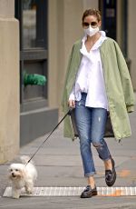 OLIVIA PALERMO Out with her Dog in New York 05/19/2020