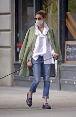 OLIVIA PALERMO Out with her Dog in New York 05/19/2020