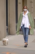 OLIVIA PALERMO Out with her Dog in New York 05/19/2020