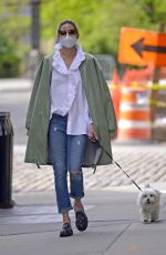 OLIVIA PALERMO Out with her Dog in New York 05/19/2020