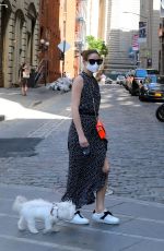 OLIVIA PALERMO Out with Her Dog in New York 05/30/2020