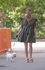 OLIVIA PALERMO Out with Her Dog Mr. Butler in New York 05/19/2020