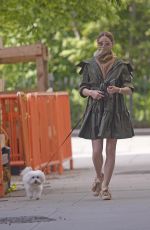 OLIVIA PALERMO Out with Her Dog Mr. Butler in New York 05/19/2020