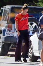 OLIVIA WILDE in a Fuzzy Slippers Out in Los Angeles 05/19/2020