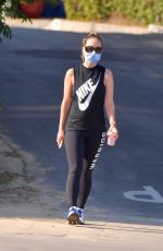OLIVIA WILDE Out Hiking in Los Angeles 05/09/2020