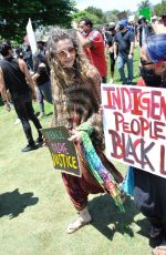 PARIS JACKSON at Black Lives Matter Rally in Los Angeles 05/30/2020