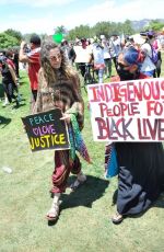 PARIS JACKSON at Black Lives Matter Rally in Los Angeles 05/30/2020