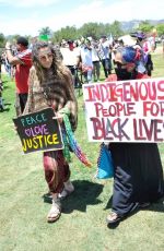 PARIS JACKSON at Black Lives Matter Rally in Los Angeles 05/30/2020