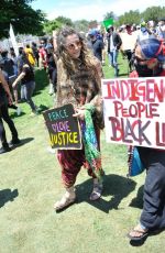 PARIS JACKSON at Black Lives Matter Rally in Los Angeles 05/30/2020
