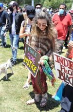PARIS JACKSON at Black Lives Matter Rally in Los Angeles 05/30/2020